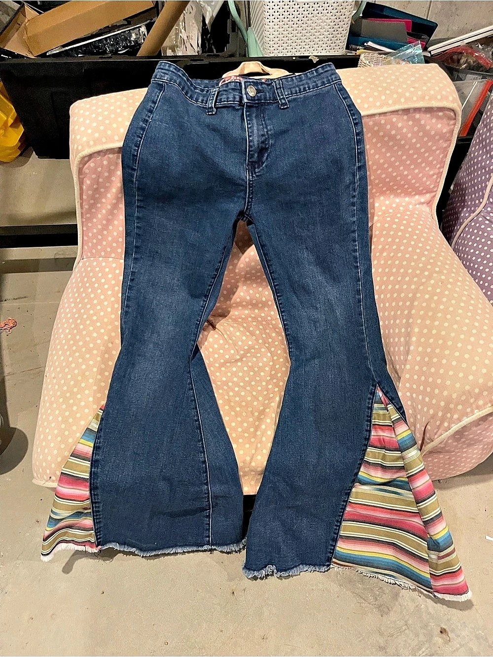 Cowgirl Hardware Youth Girls Flare Jeans size 10